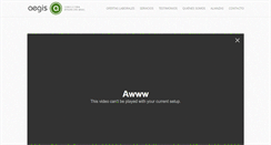 Desktop Screenshot of aegisconsultora.com